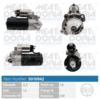 Startmotor / Starter Meat Doria 5010942