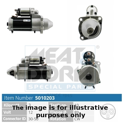 Startmotor / Starter Meat Doria 5010203G