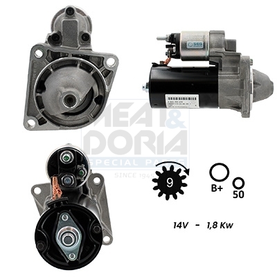 Startmotor / Starter Meat Doria 5010002G