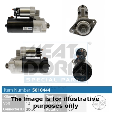 Startmotor / Starter Meat Doria 5010444G