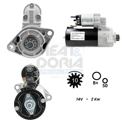 Startmotor / Starter Meat Doria 5010501G