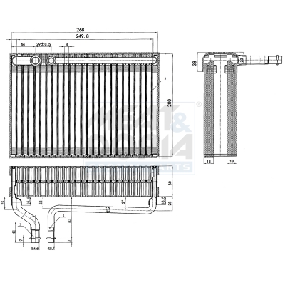 Verdamper, airconditioning Meat Doria 997025