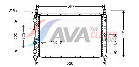 Radiateur Ava Cooling FTA2096