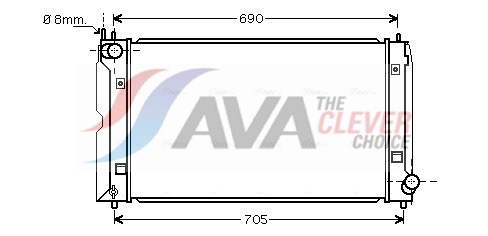 Radiateur Ava Cooling TOA2403