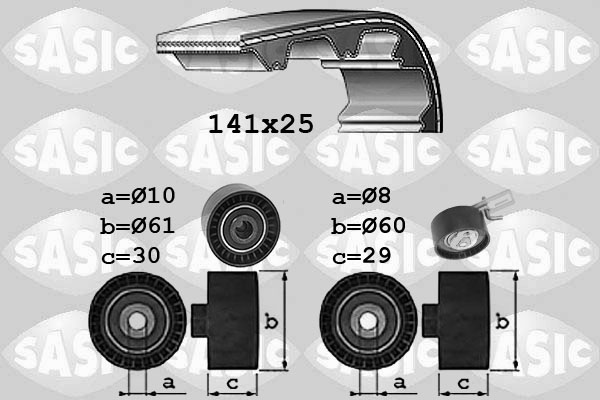 Distributieriem kit Sasic 1756072