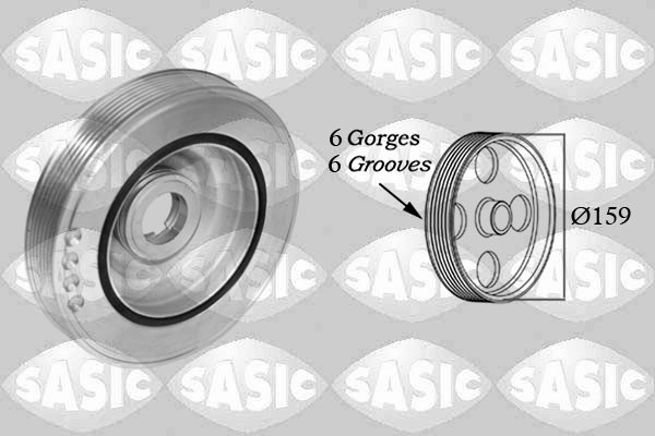 Riemschijf, krukas Sasic 2150080