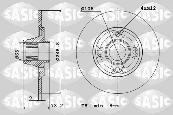 Remschijven Sasic 6100007