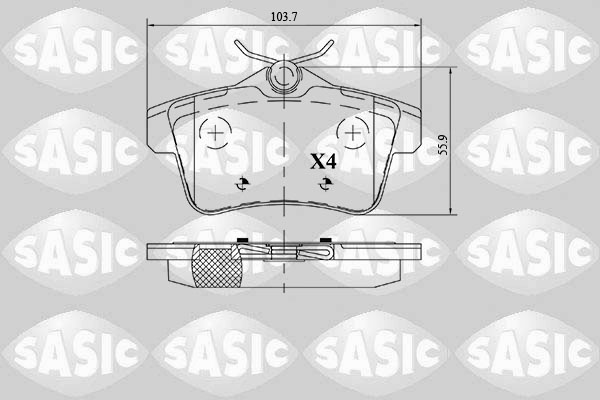 Remblokset Sasic 6210064