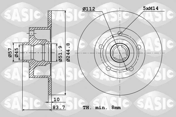 Remschijven Sasic 9004509J