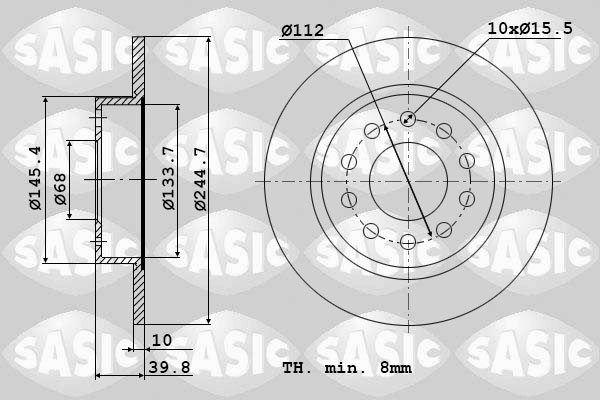 Remschijven Sasic 9004803J