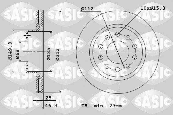 Remschijven Sasic 9004903J