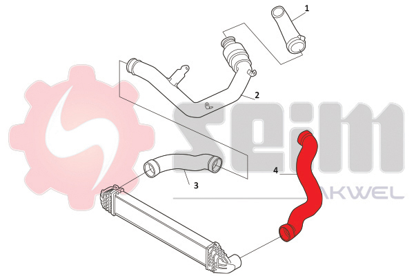 Seim Laadlucht-/turboslang 981999