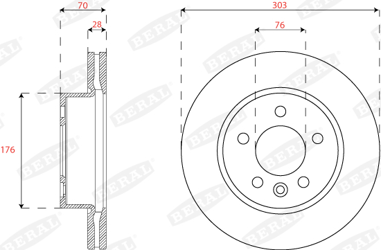 Beral Remschijven BCR382A