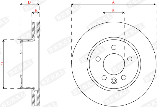 Beral Remschijven BCR382A