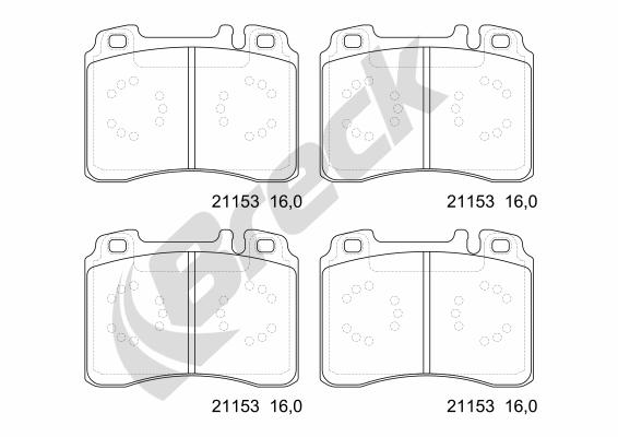 Breck Remblokset 21153 00 701 20