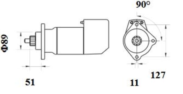 Mahle Original Starter MS 714