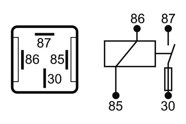 Mahle Original Relais, arbeidsstroom MR 50