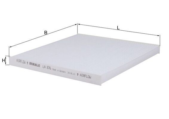 Mahle Original Interieurfilter LA 876
