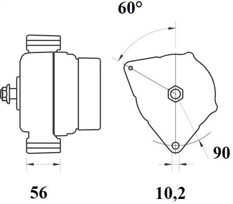 Mahle Original Alternator/Dynamo MG 613