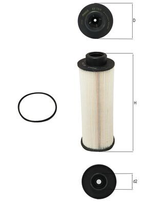 Mahle Original Brandstoffilter KX 73/1D