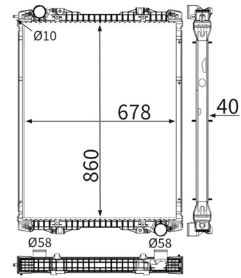 Mahle Original Radiateur CR 1175 000S