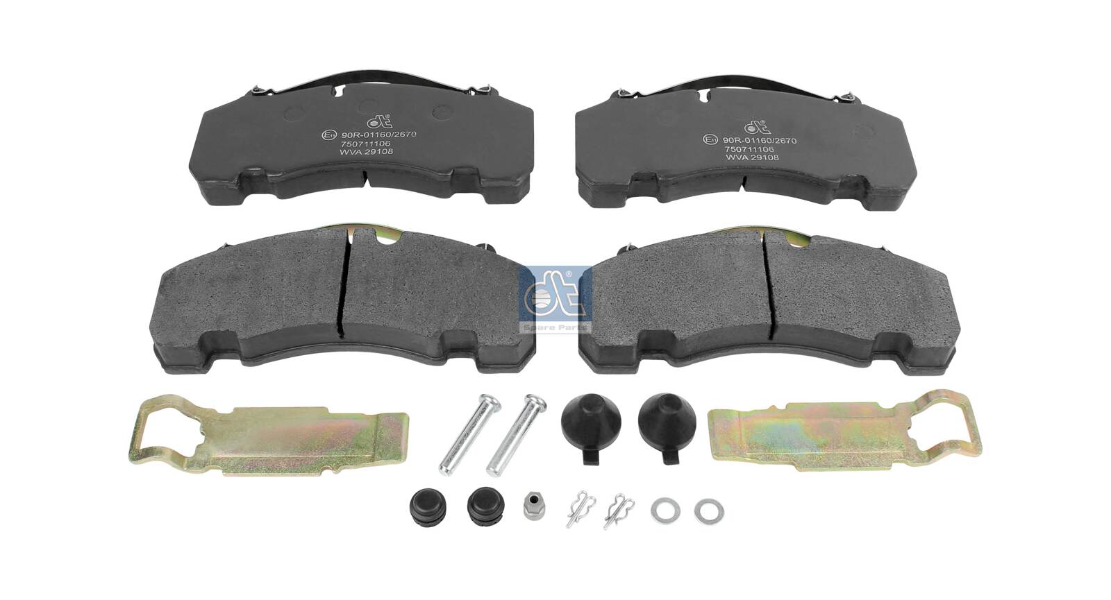 Dt Spare Parts Remblokset 10.14000