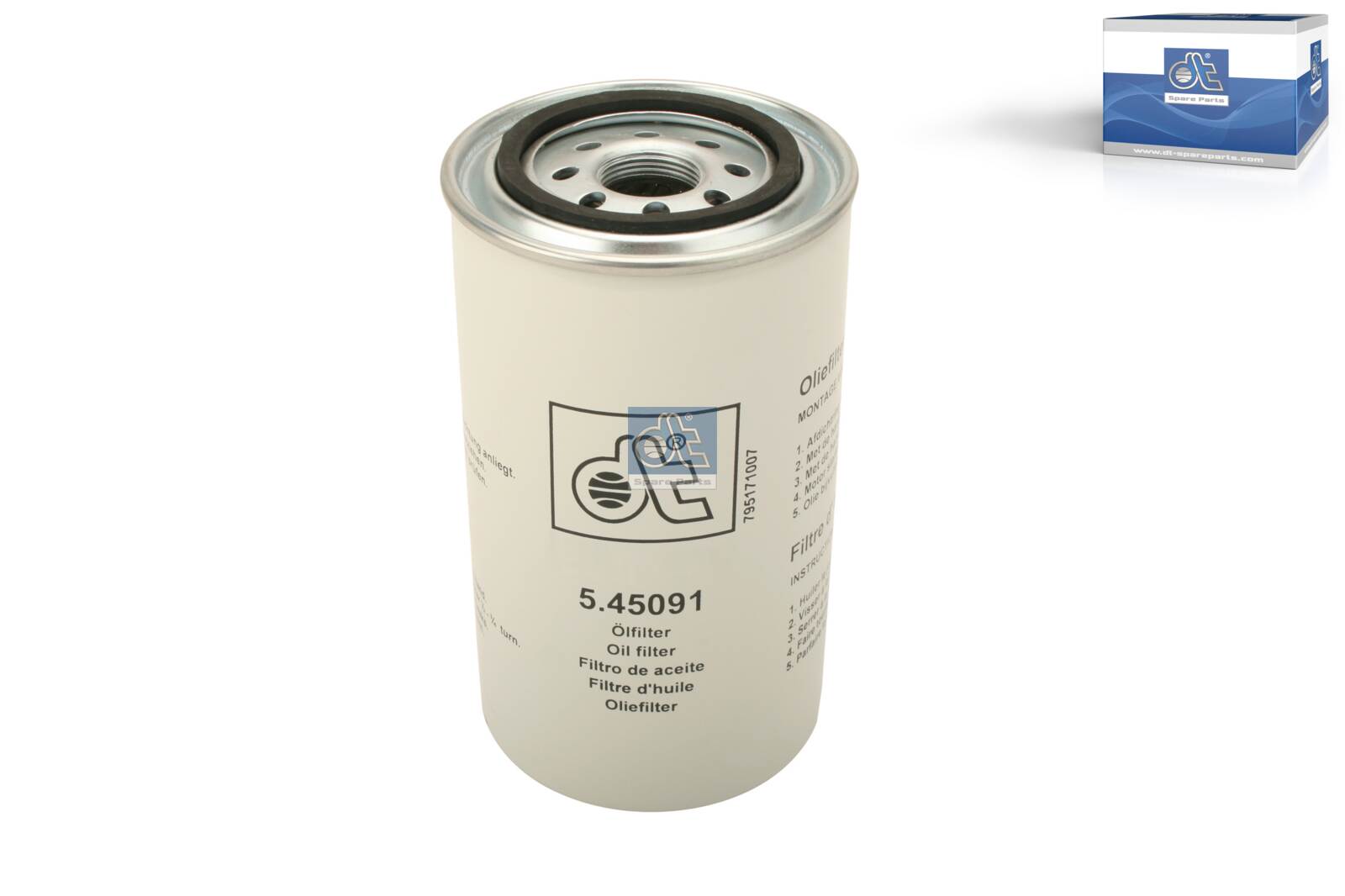 Dt Spare Parts Oliefilter 5.45091