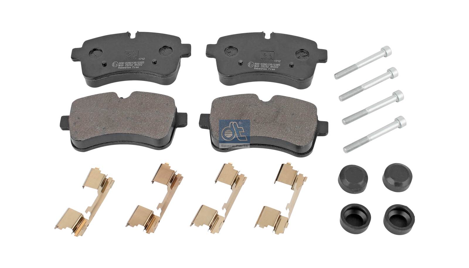 Remblokset Dt Spare Parts 7.92618