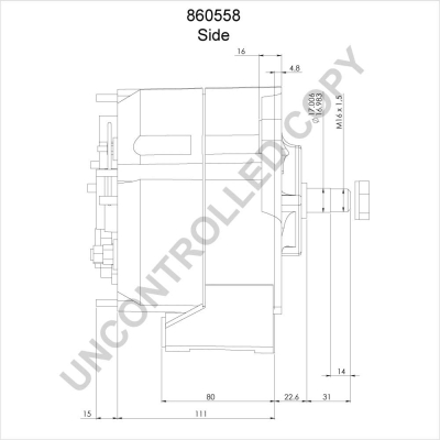Prestolite Electric Alternator/Dynamo 860558