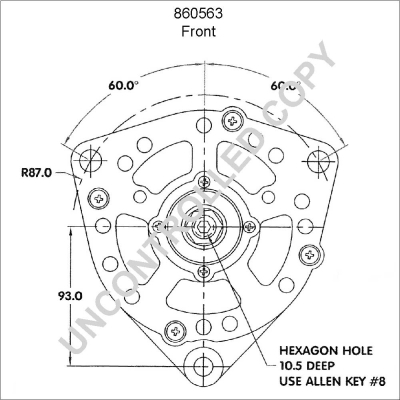 Prestolite Electric Alternator/Dynamo 860563