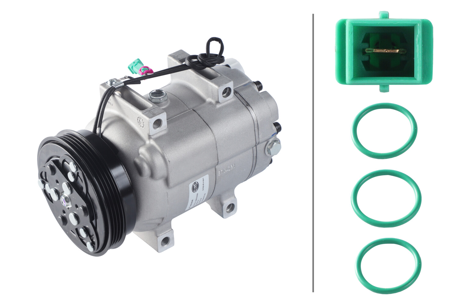 Compressor, airconditioning Hella 8FK 366 200-801