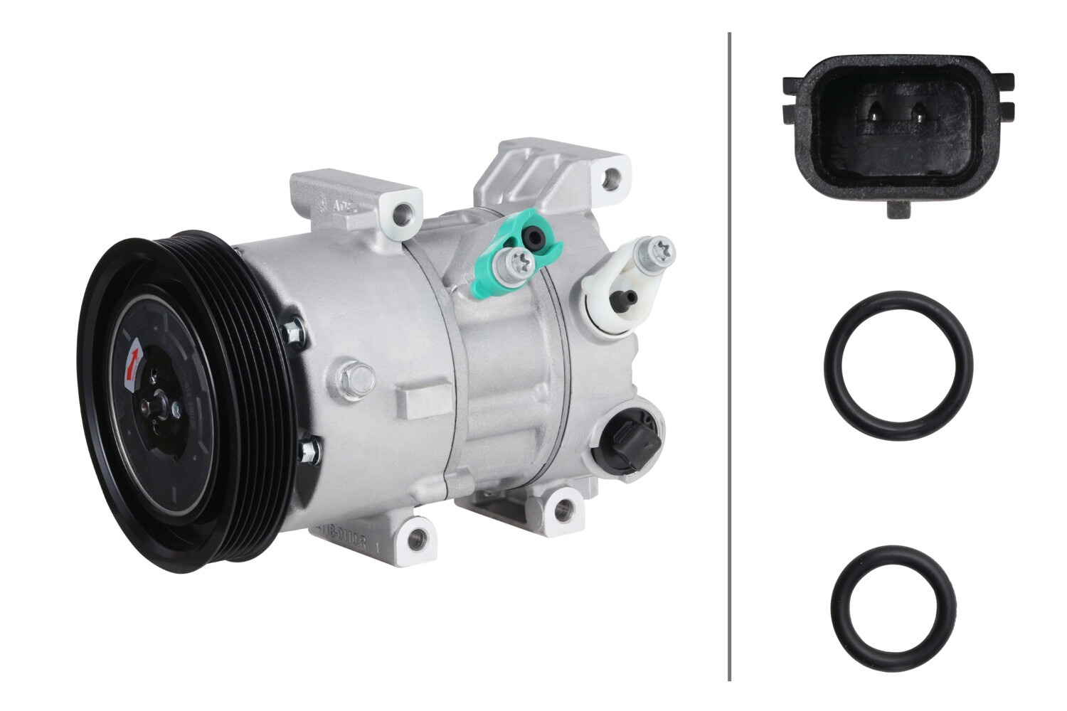 Compressor, airconditioning Hella 8FK 366 201-401