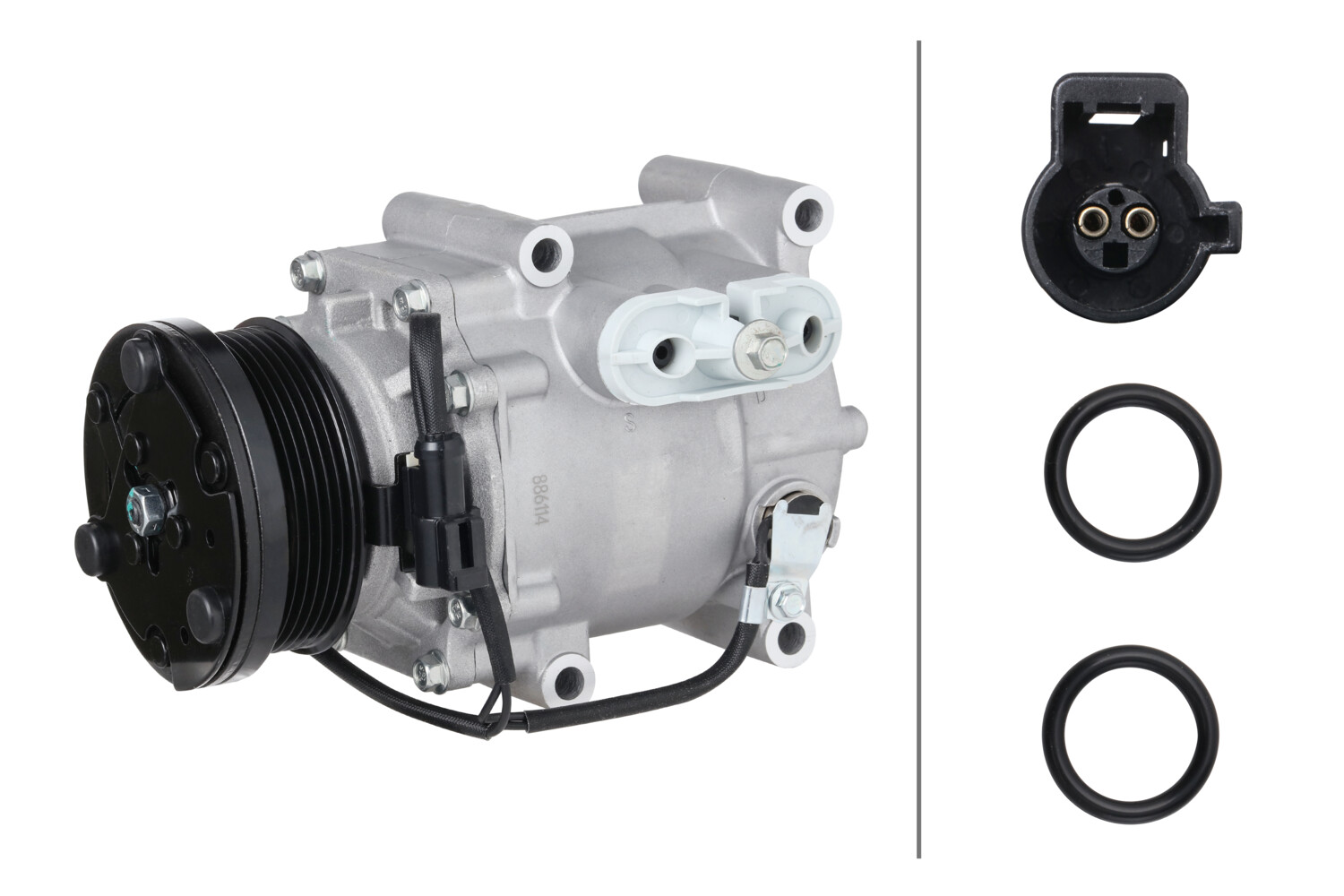 Compressor, airconditioning Hella 8FK 366 201-581