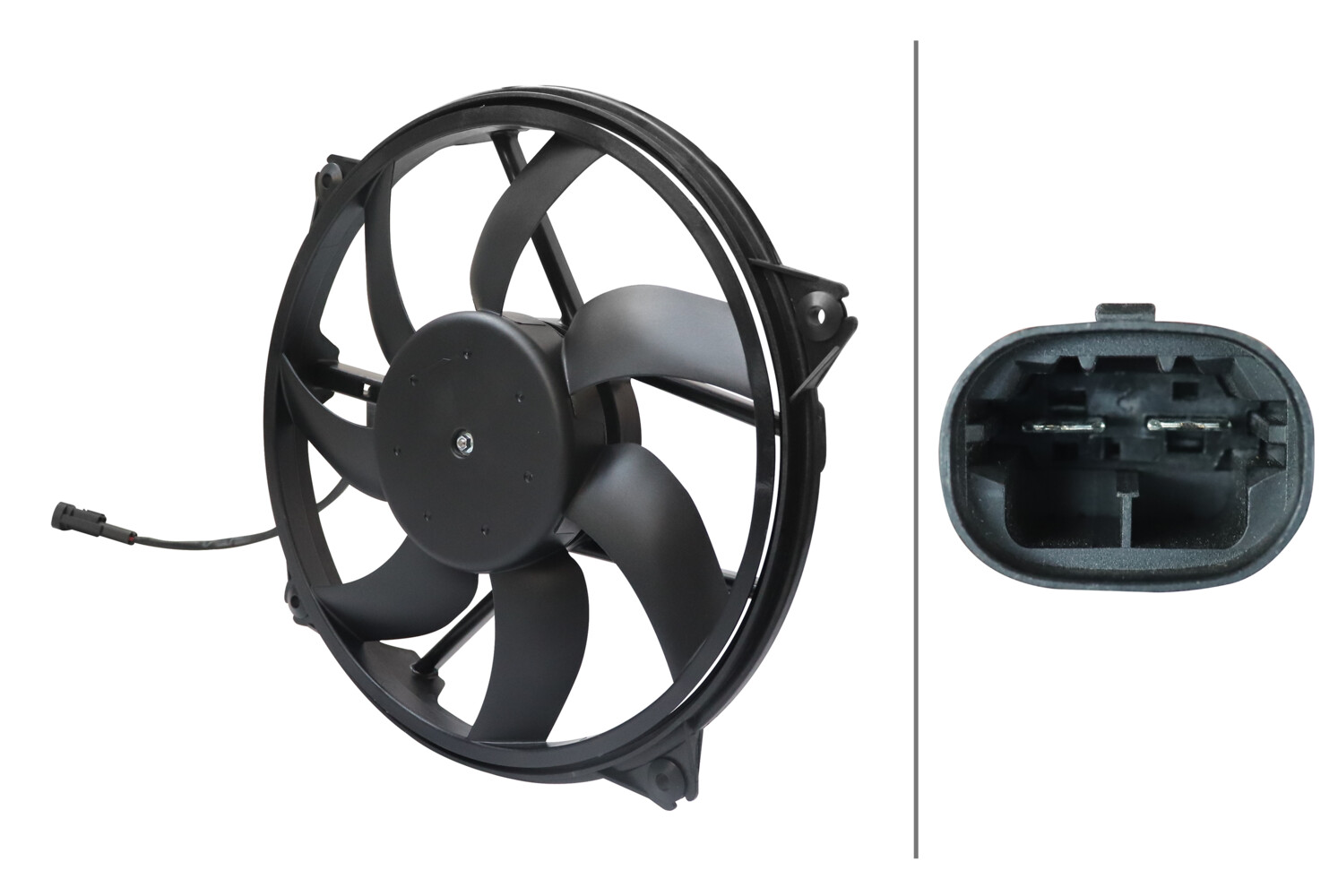 Koelventilatorwiel Hella 8EW 366 420-001