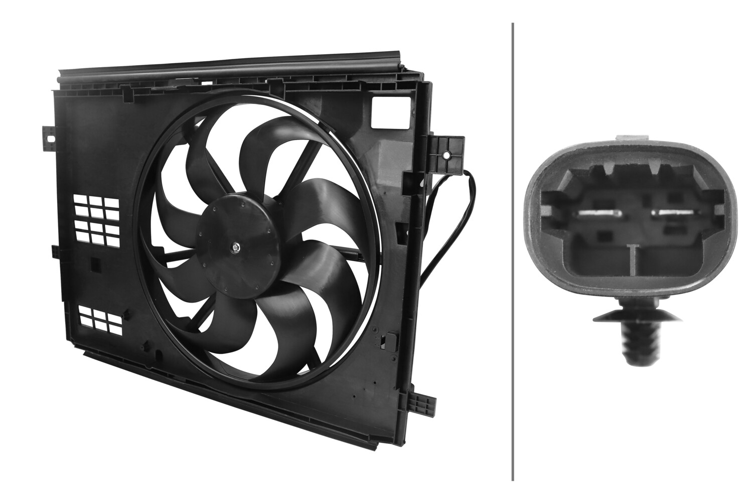 Koelventilatorwiel Hella 8EW 366 420-041