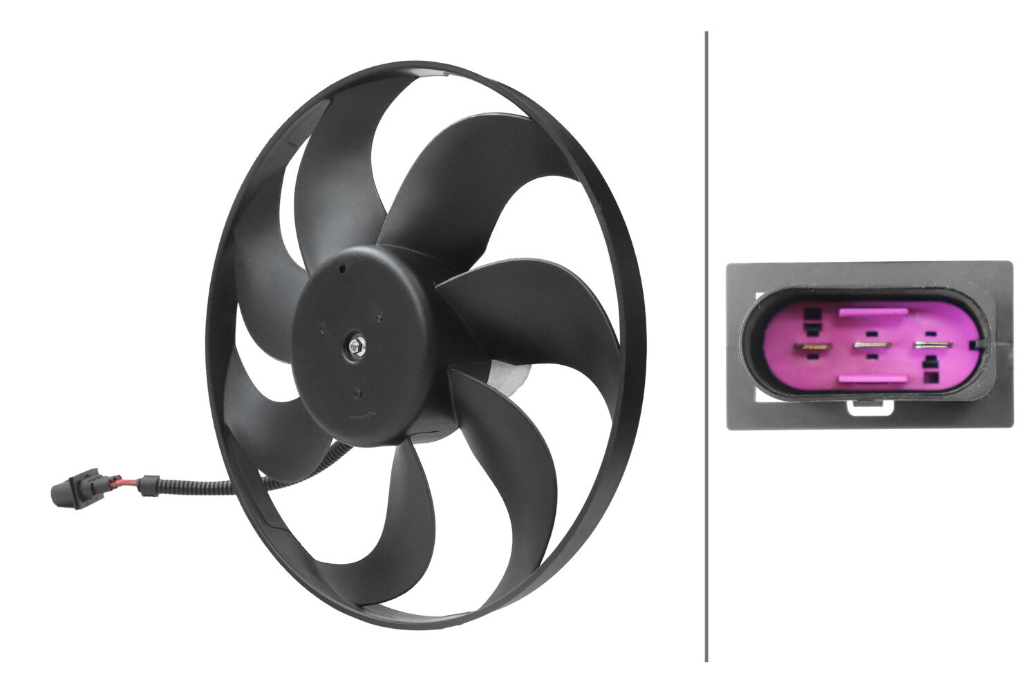 Koelventilatorwiel Hella 8EW 366 420-081