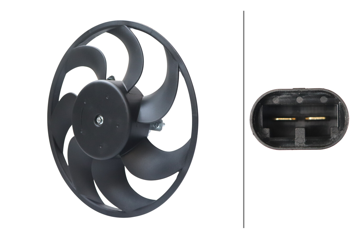 Koelventilatorwiel Hella 8EW 366 420-161