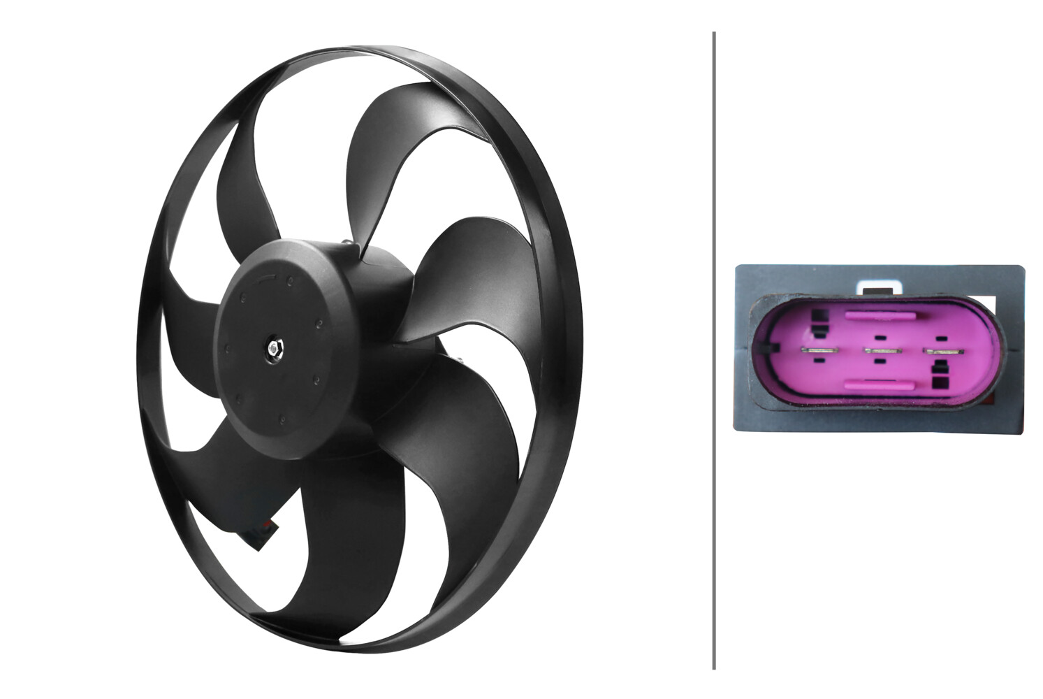 Koelventilatorwiel Hella 8EW 366 420-281