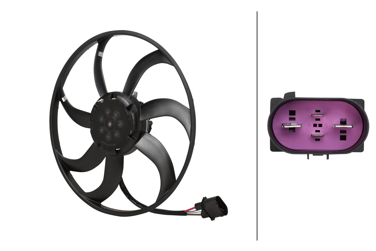 Koelventilatorwiel Hella 8EW 366 420-341