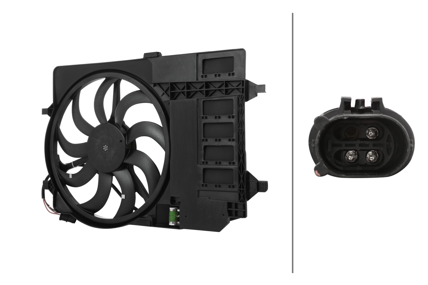 Koelventilatorwiel Hella 8EW 366 420-591