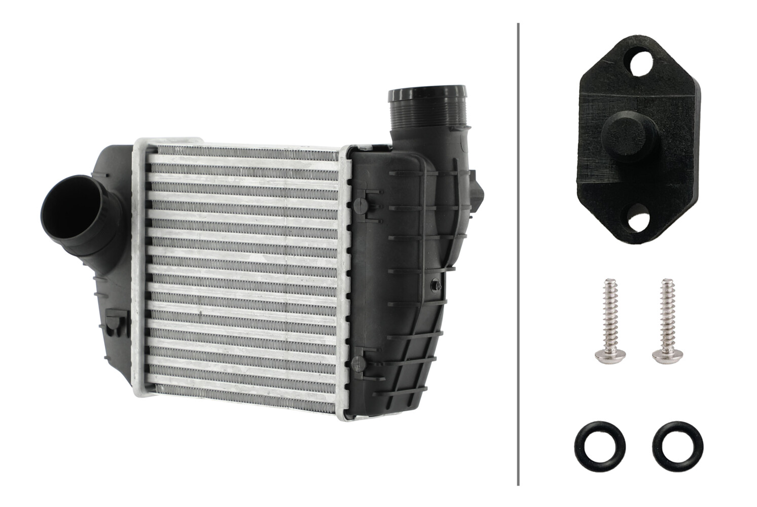 Intercooler, inlaatluchtkoeler Hella 8ML 366 470-991