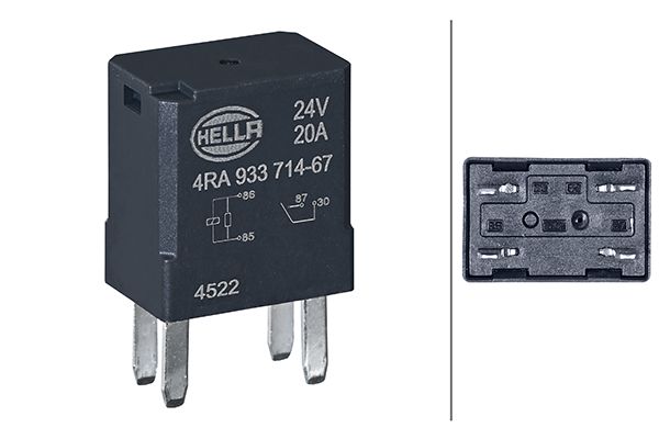 Relais, arbeidsstroom Hella 4RA 933 714-671