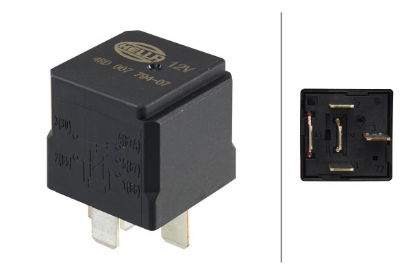 Relais, arbeidsstroom Hella 4RD 007 794-077