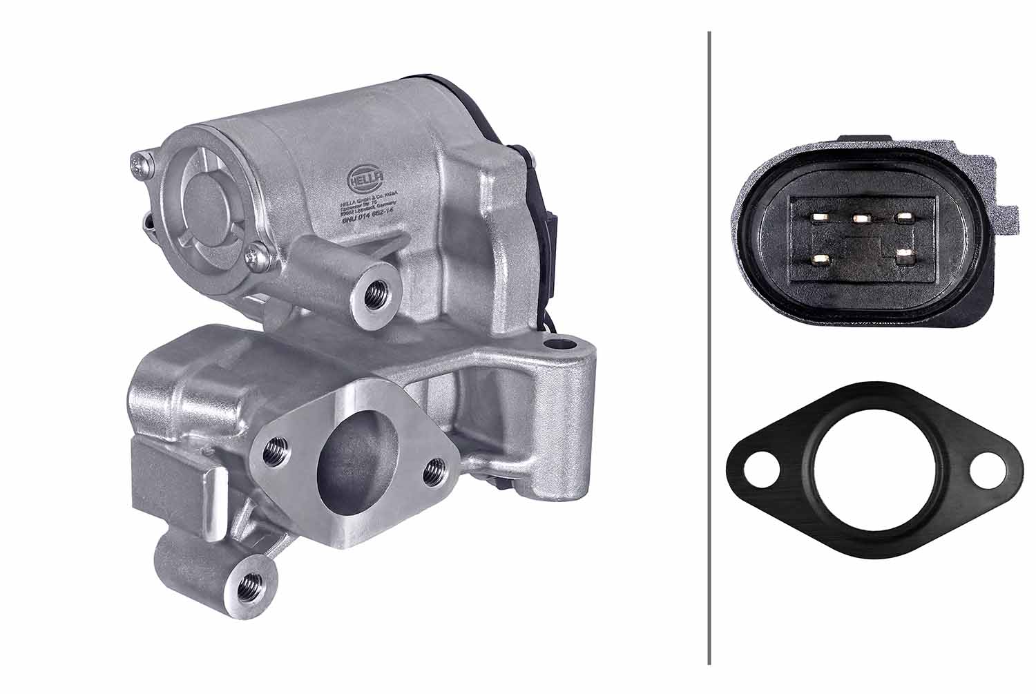 EGR-klep Hella 6NU 014 862-141