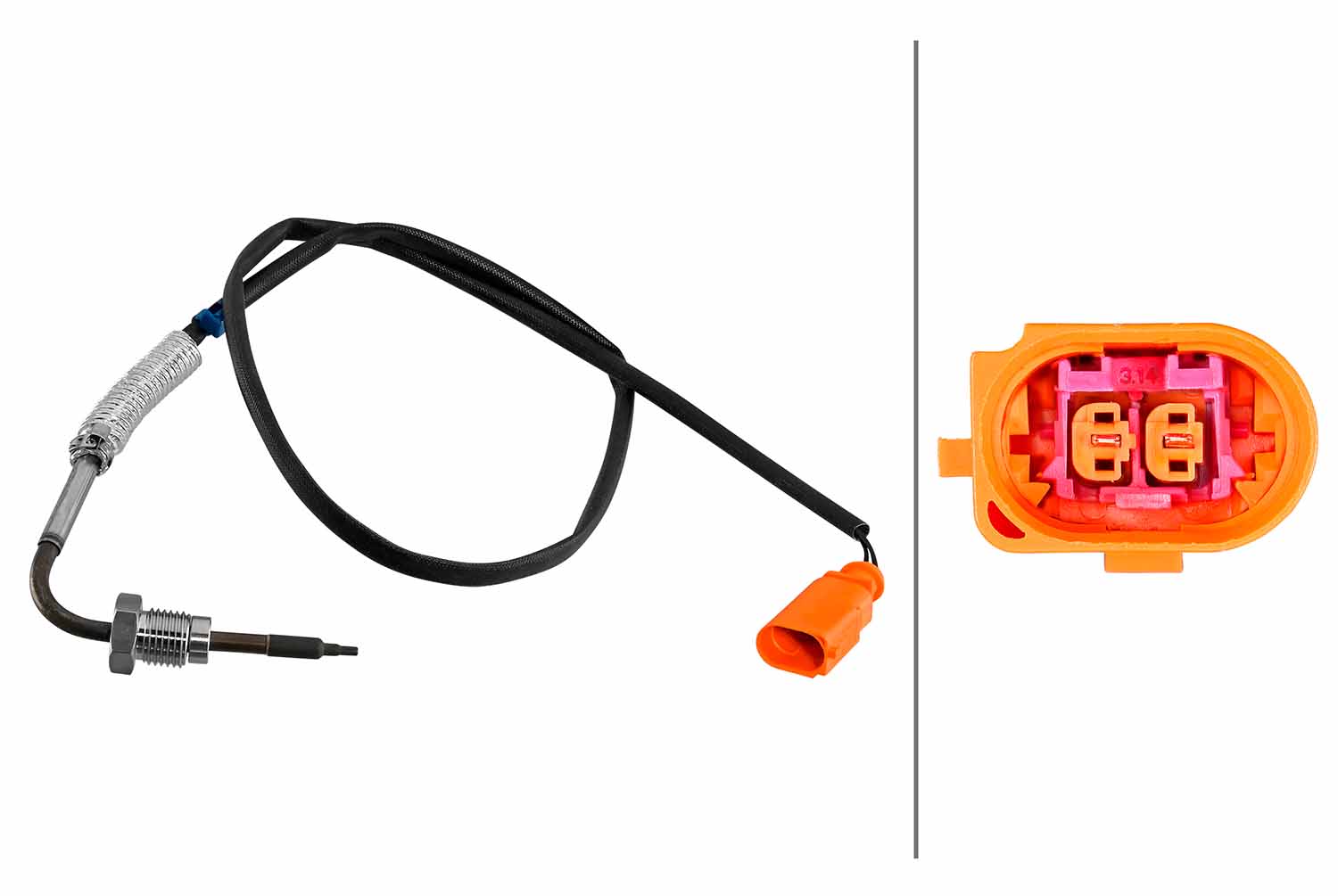 Sensor, uitlaatgastemperatuur Hella 6PT 010 376-621