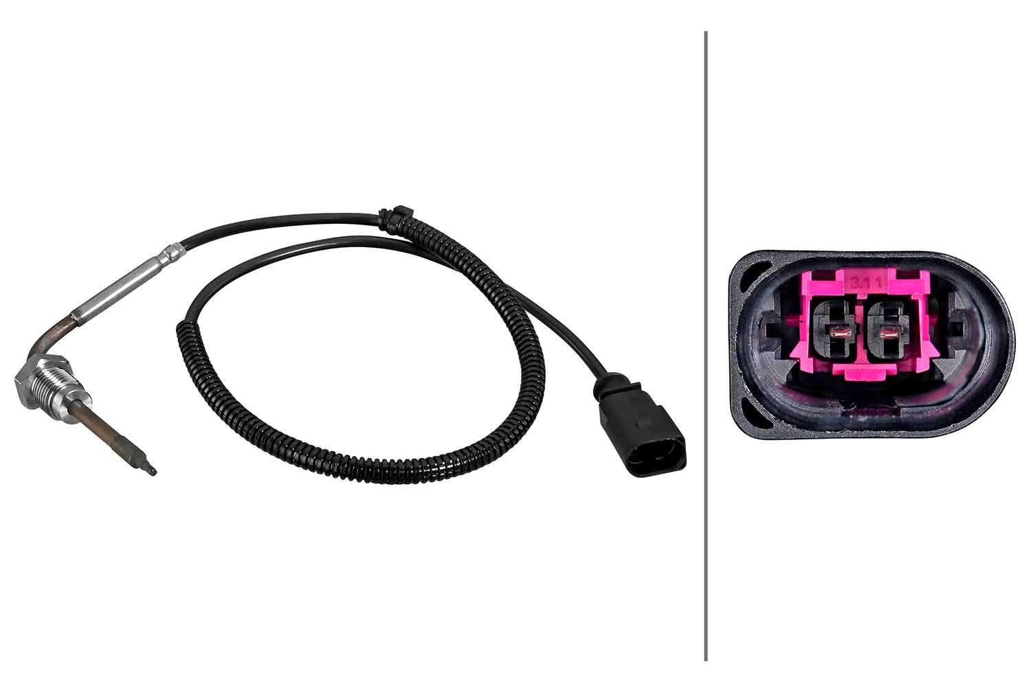 Sensor, uitlaatgastemperatuur Hella 6PT 010 376-801