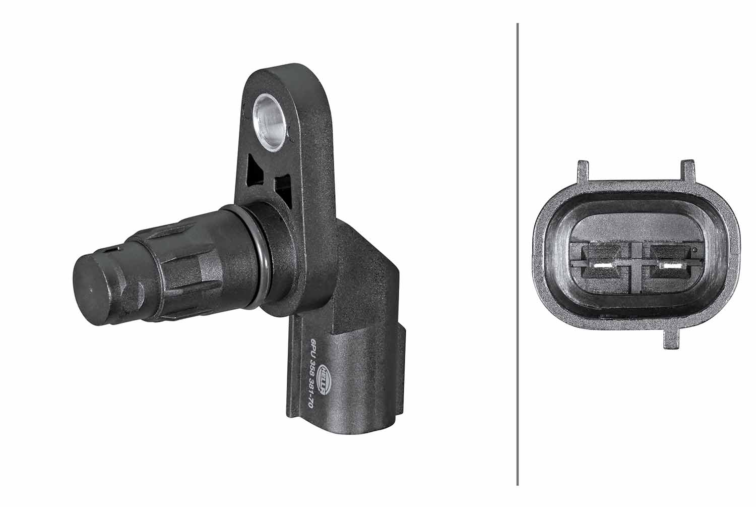 Sensor, snelheid, toerental Hella 6PU 358 381-701