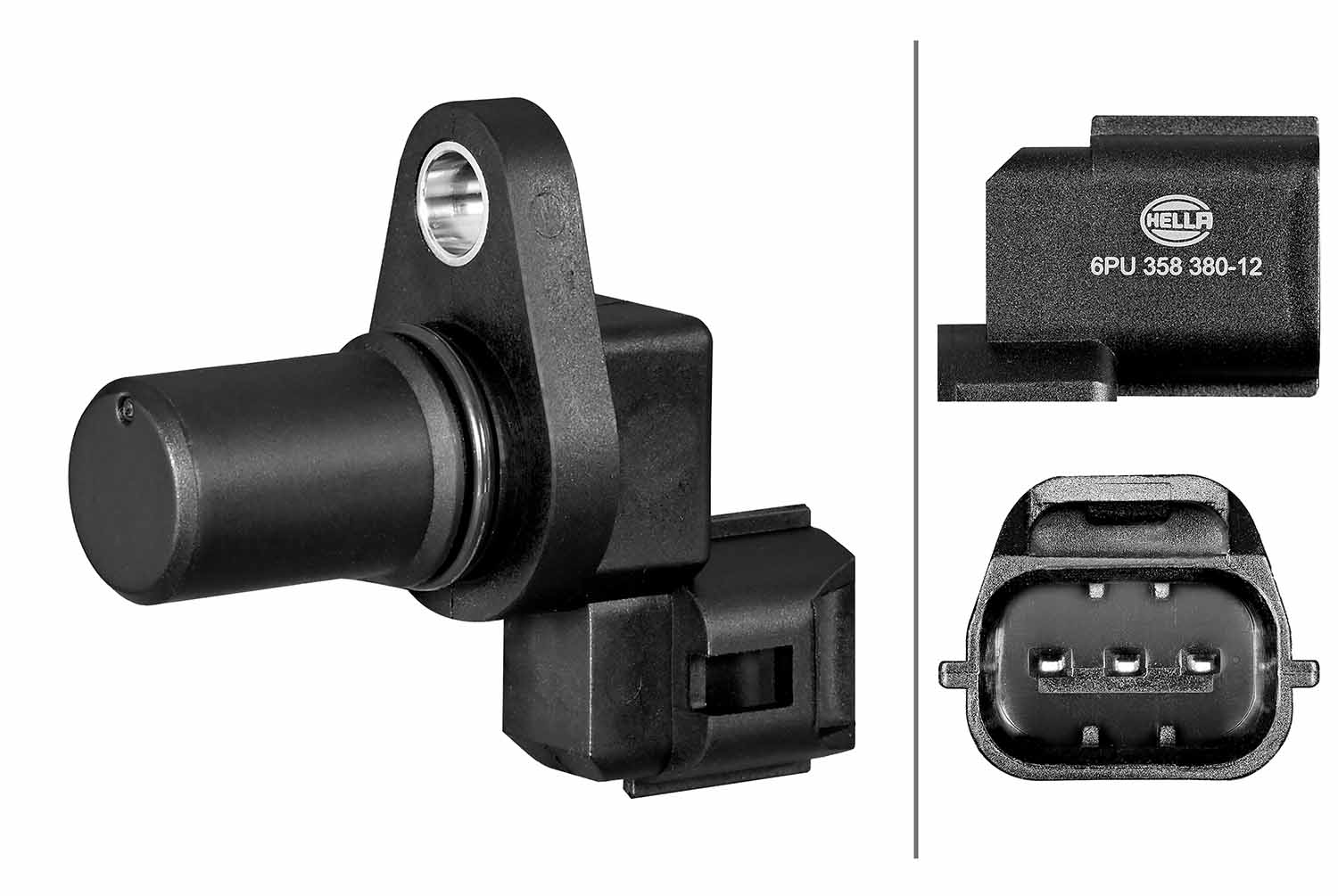 Sensor, snelheid, toerental Hella 6PU 358 380-121