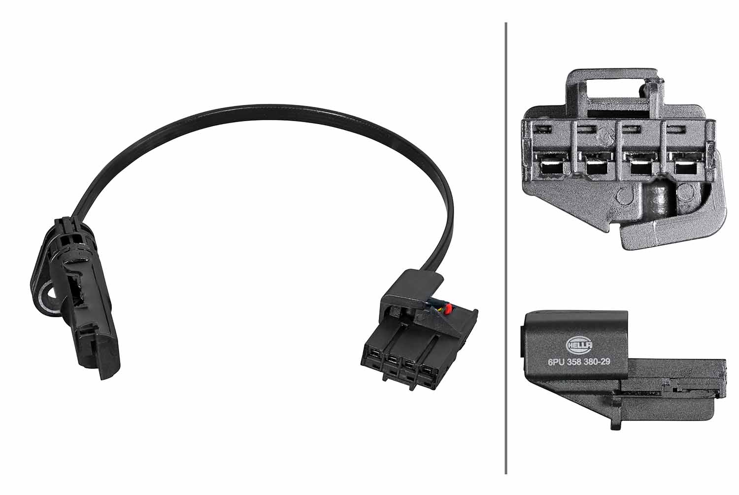 Sensor, snelheid, toerental Hella 6PU 358 380-291