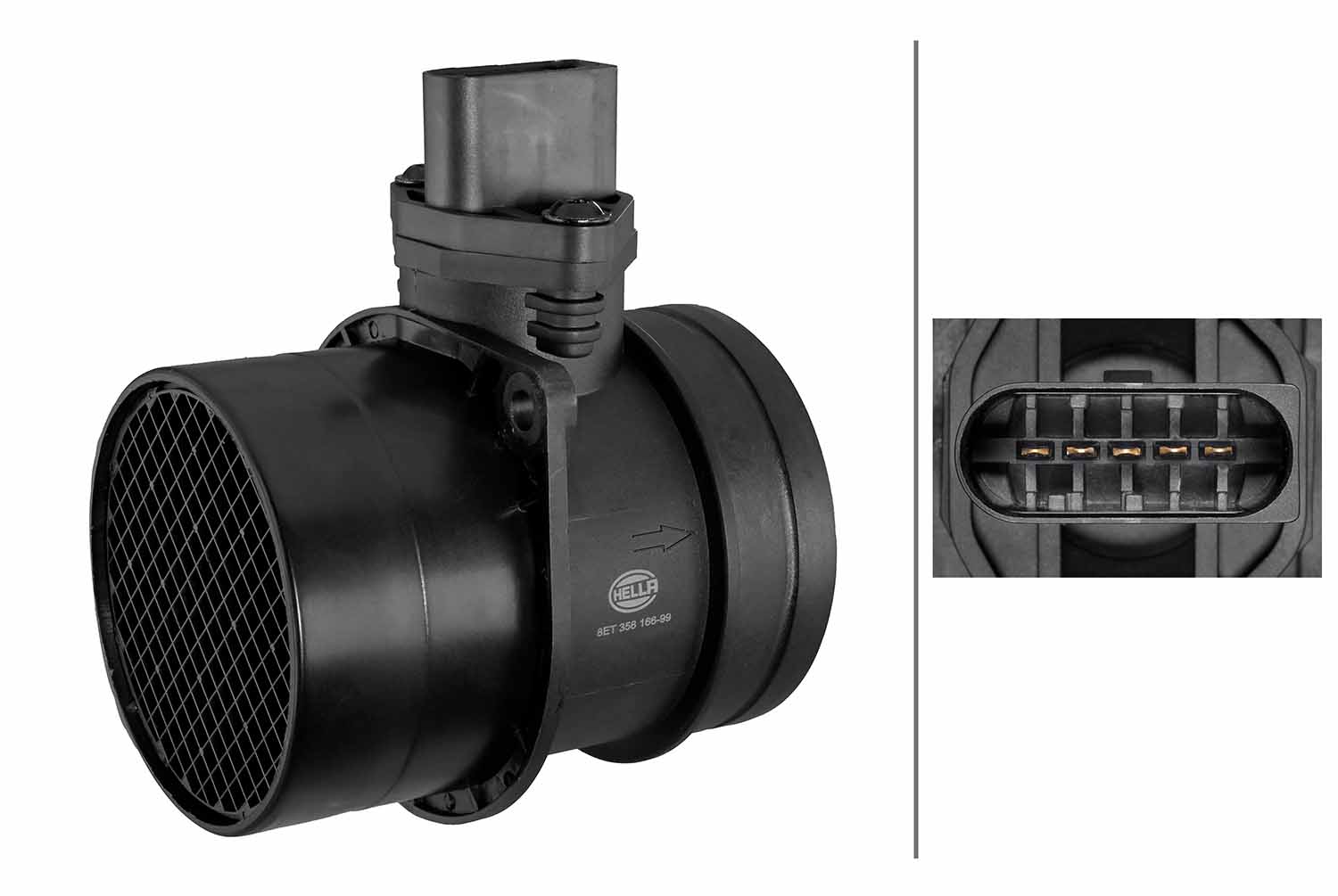Luchtmassameter Hella 8ET 358 166-991